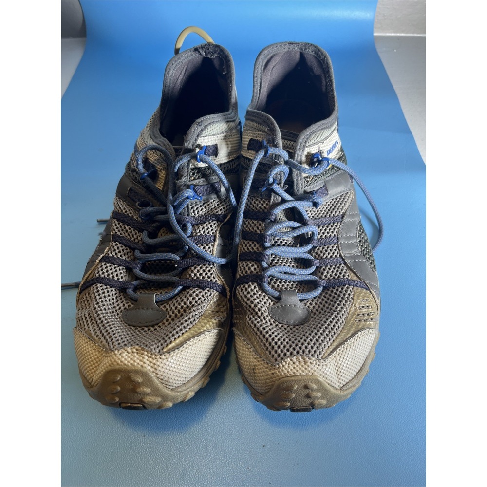 Merrell Continuum Women Blue & Gray Trail Running Shoe Approx Size 9